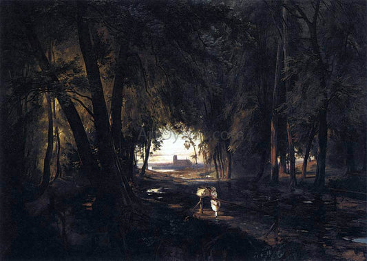  Carl Blechen The Woods near Spandau - Canvas Print