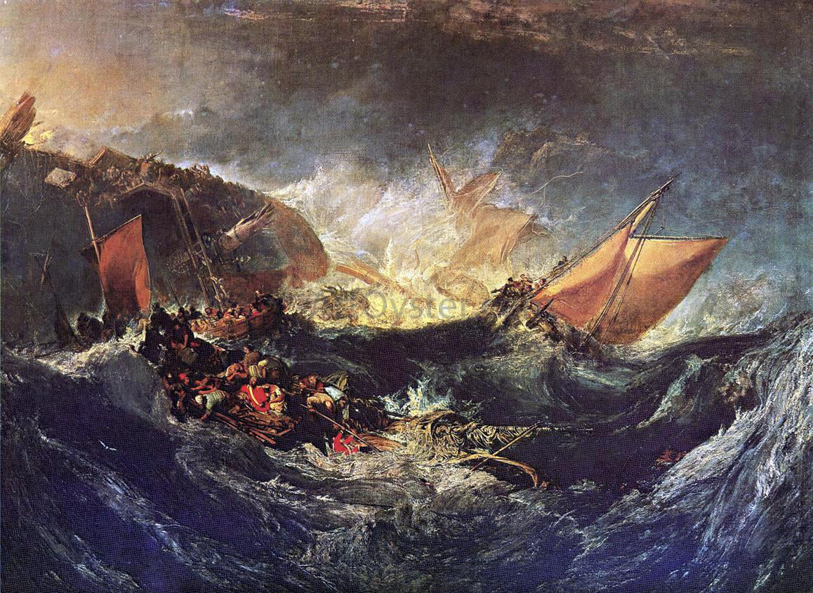  Joseph William Turner The Wreck of a Transport Ship - Canvas Print