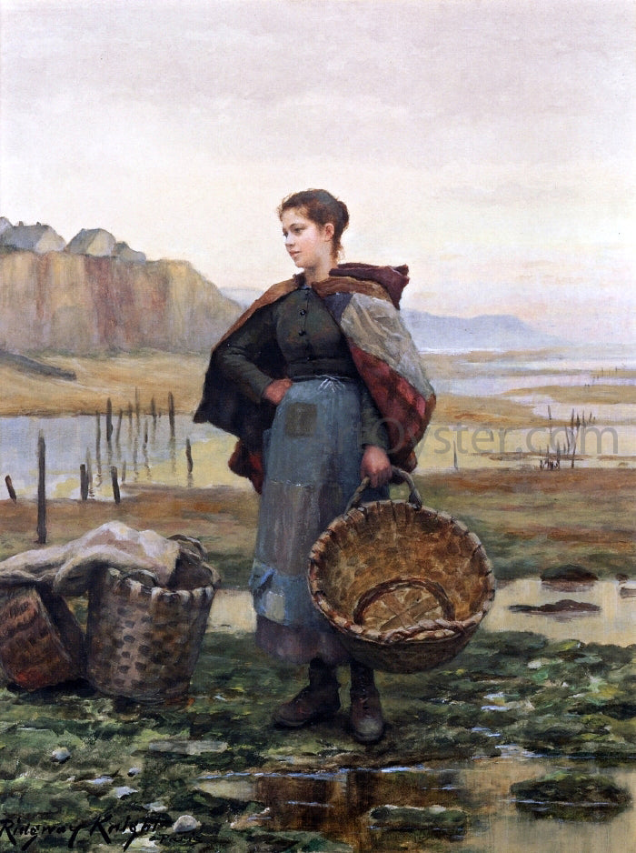  Daniel Ridgway Knight The Young Laundress - Canvas Print