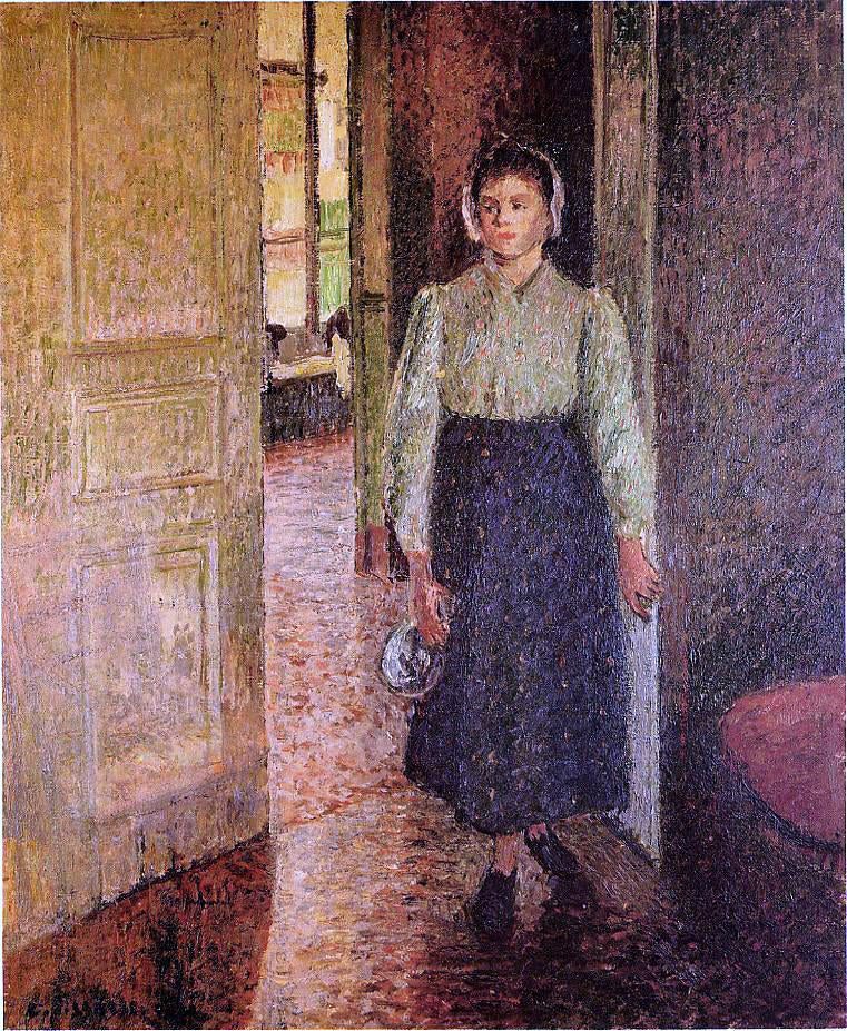  Camille Pissarro The Young Maid - Canvas Print