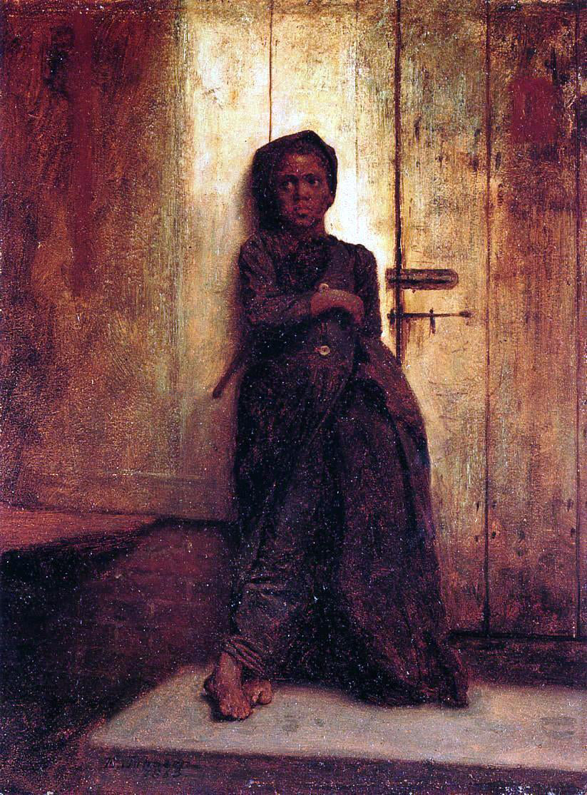  Eastman Johnson The Young Sweep - Canvas Print