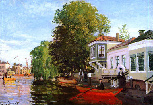  Claude Oscar Monet The Zaan at Zaandam - Canvas Print