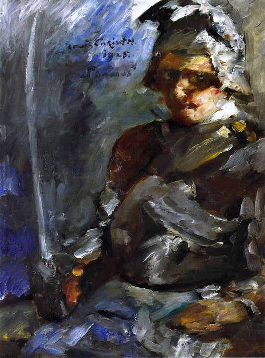  Lovis Corinth Thomas in Armour - Canvas Print