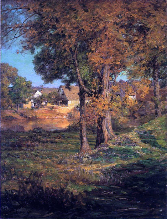  John Ottis Adams Thornberry's Pasture Brooklyn, Indiana - Canvas Print