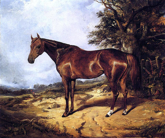  Arthur Fitzwilliam Tait Thoroughbred - Canvas Print