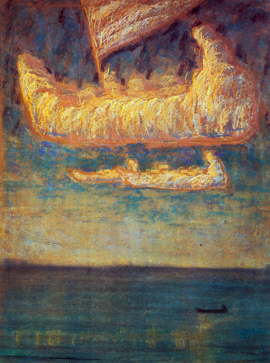  Mikalojus Ciurlionis Thoughts - Canvas Print