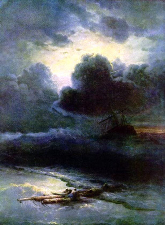  Ivan Constantinovich Aivazovsky Thunderstorm - Canvas Print