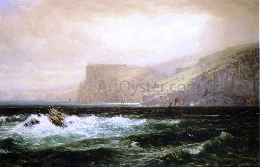  William Trost Richards Tintagel Coast - Canvas Print