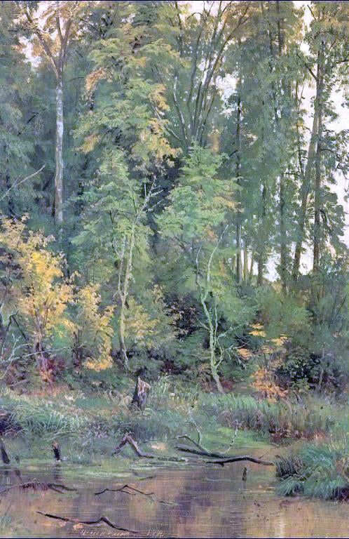  Ivan Ivanovich Shishkin To Approach Autumn - Canvas Print