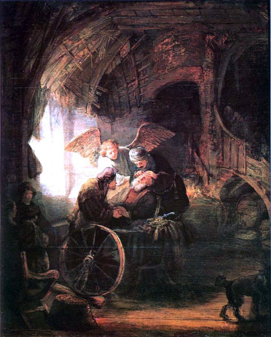  Rembrandt Van Rijn Tobias Cured With His Son - Canvas Print