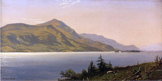  Alfred Thompson Bricher Tontue Mountain, Lake George (also known as Tongue Mountain, Lake George) - Canvas Print