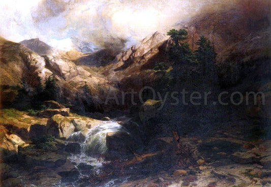  Alexandre Calame Torrent De Montagne - Canvas Print