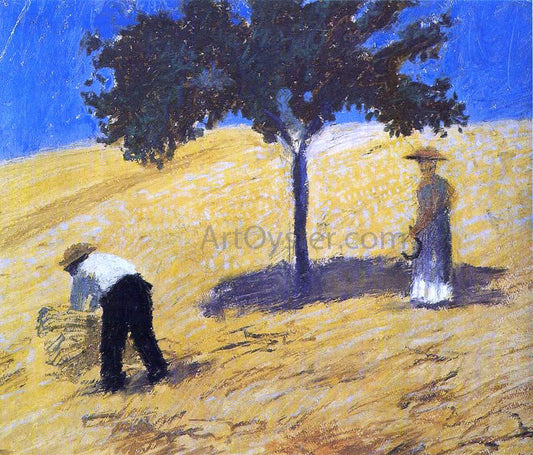  August Macke Tree in the Corn Field - Canvas Print