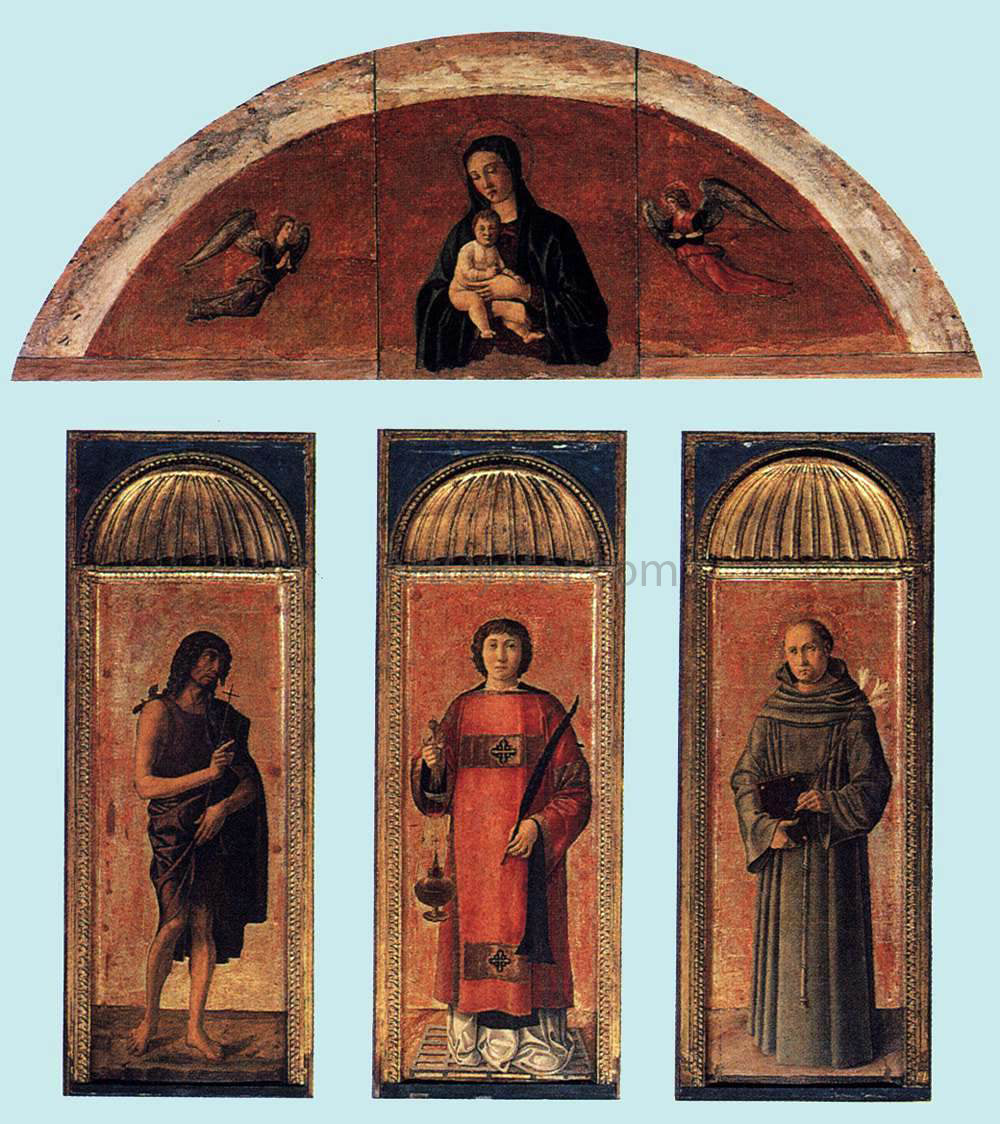  Jacopo Bellini Triptych of St Lawrence - Canvas Print