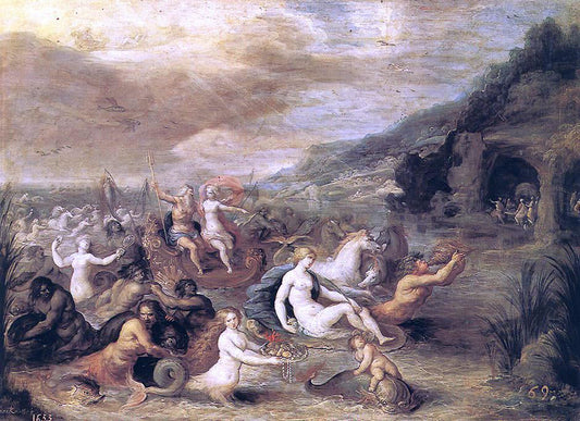  II Frans Francken Triumph of Amphitrite - Canvas Print