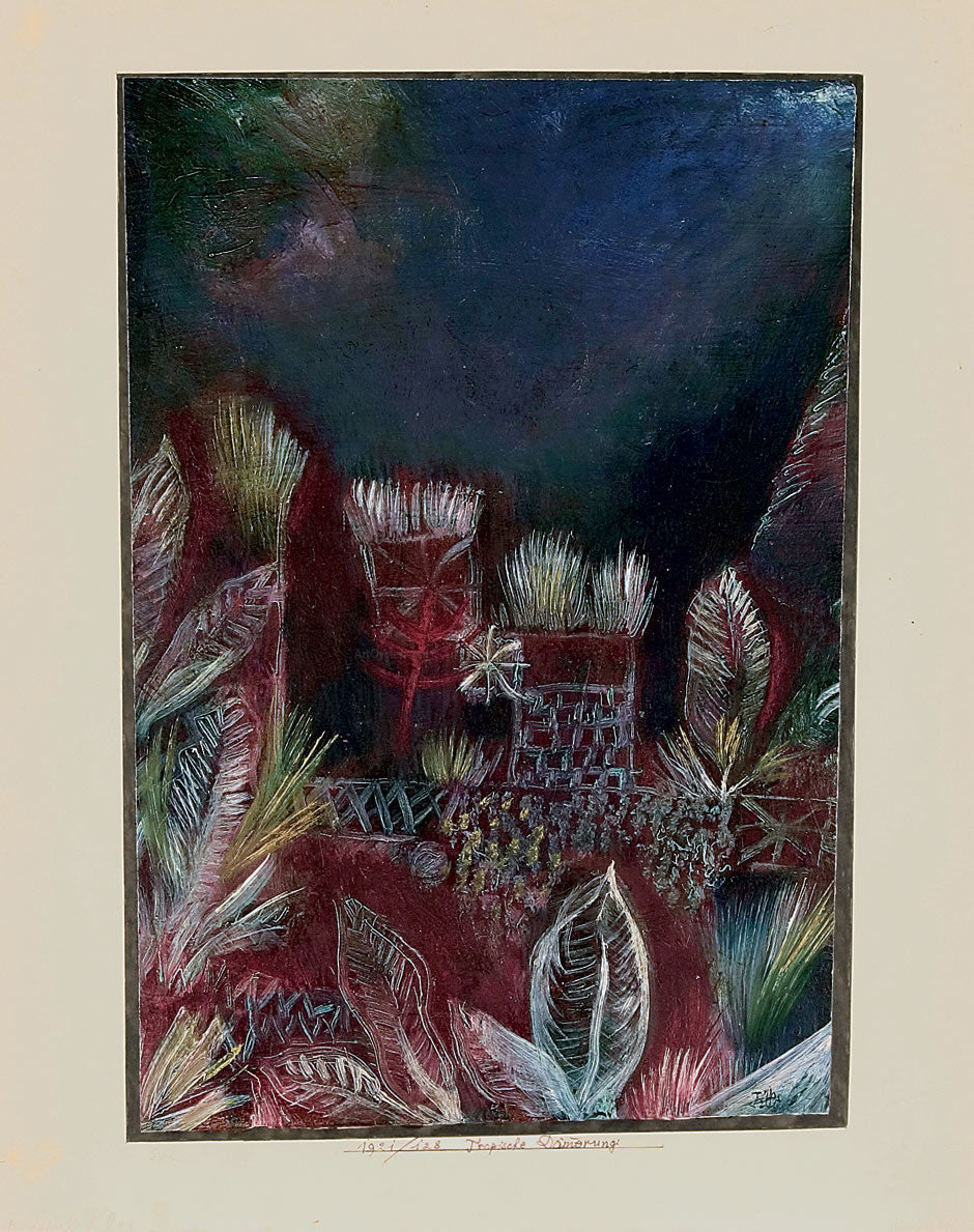  Paul Klee Tropical Twilight - Canvas Print