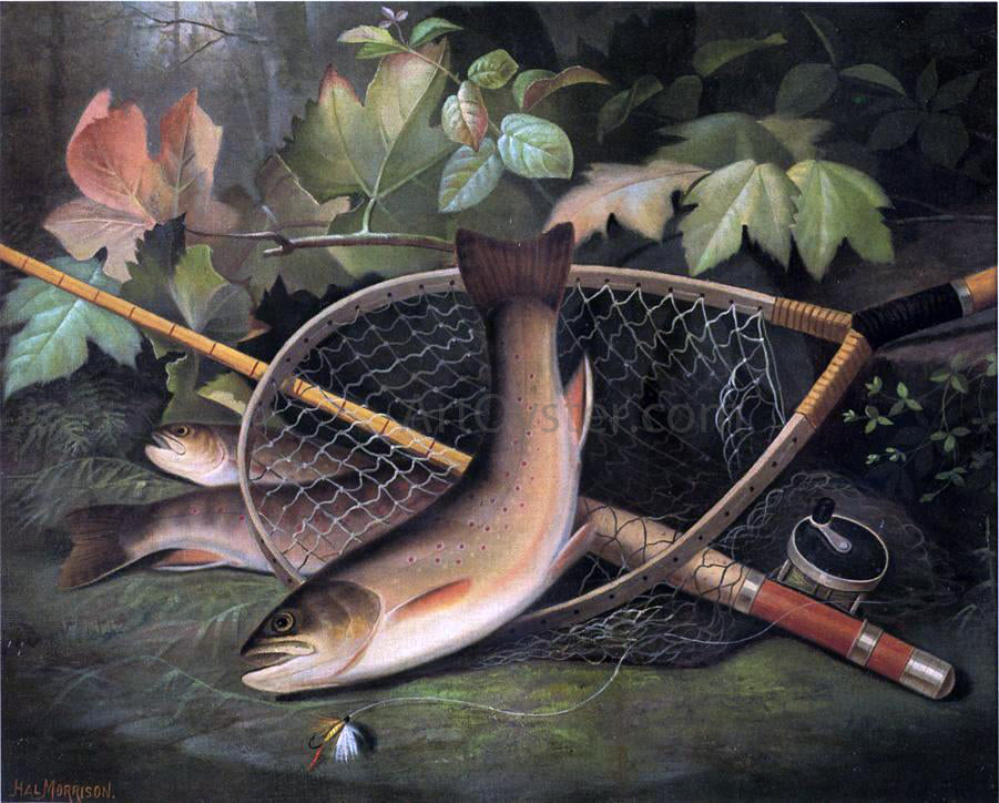  Hal Courtney Morrison Trout - Canvas Print