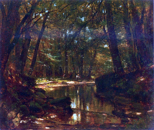  Thomas Worthington Whittredge Trout Stream - Canvas Print