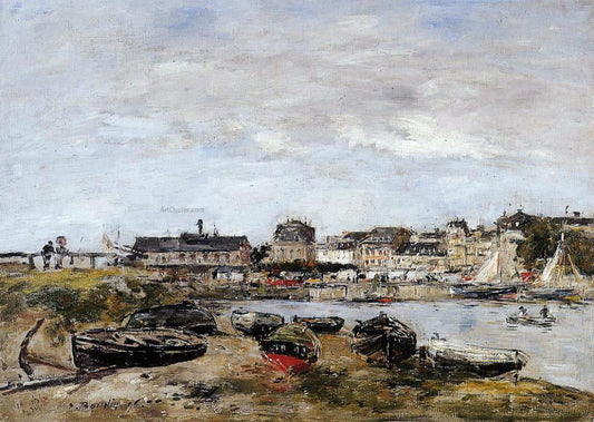  Eugene-Louis Boudin Trouville, View from Deauville, a Day in March - Canvas Print
