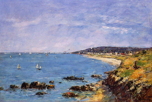  Eugene-Louis Boudin Trouville, View from the Heights - Canvas Print