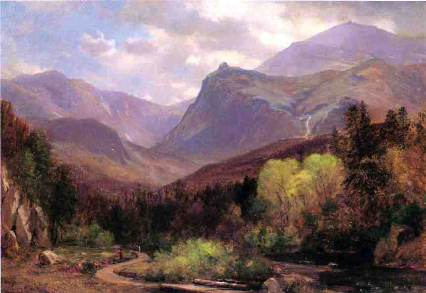  Samuel Lancaster Gerry Tuckermans Ravine and Mount Washington - Canvas Print