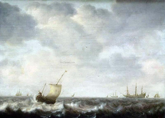  The Elder Pieter Mulier Turbulent Sea - Canvas Print