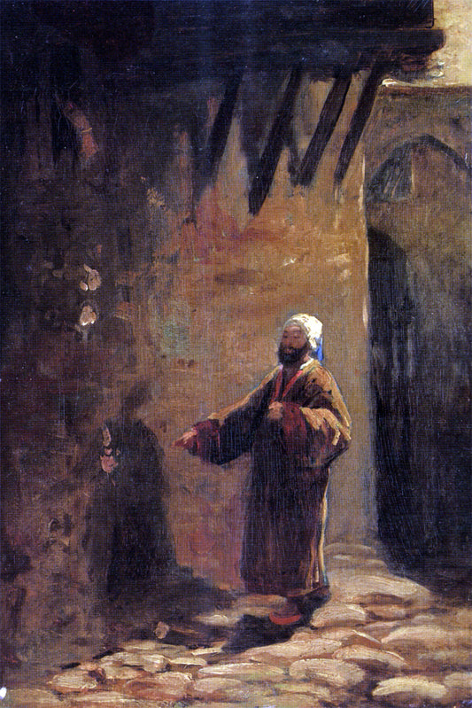  Carl Spitzweg Turke in Enger Gasse - Canvas Print