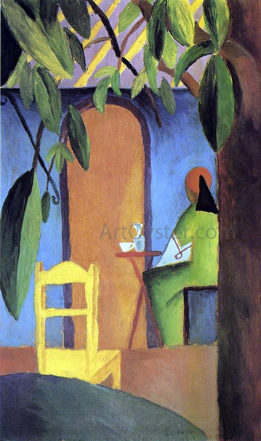  August Macke Turkish Cafe II - Canvas Print