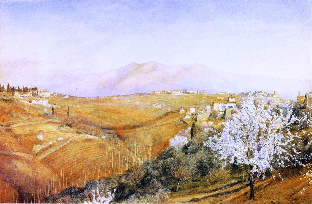  Henry Roderick Newman Tuscany - Canvas Print