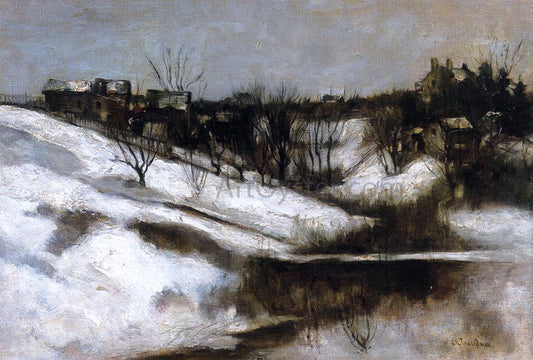  John Twachtman Twachtman's Home, Avondale, Ohio - Canvas Print