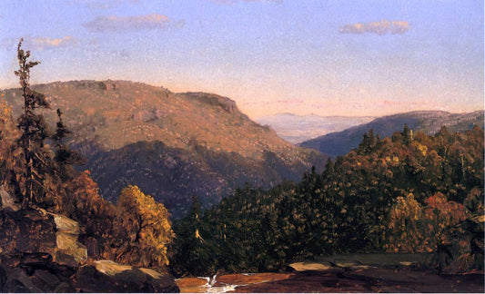  Sanford Robinson Gifford Twilight Park (also known as Kauterskill Clove, from Haines Falls) - Canvas Print