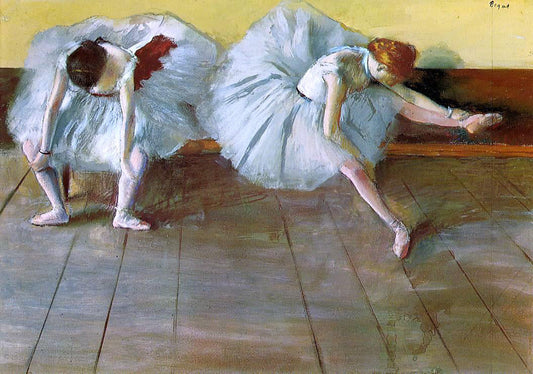  Edgar Degas Two Ballet Dancers - Canvas Print