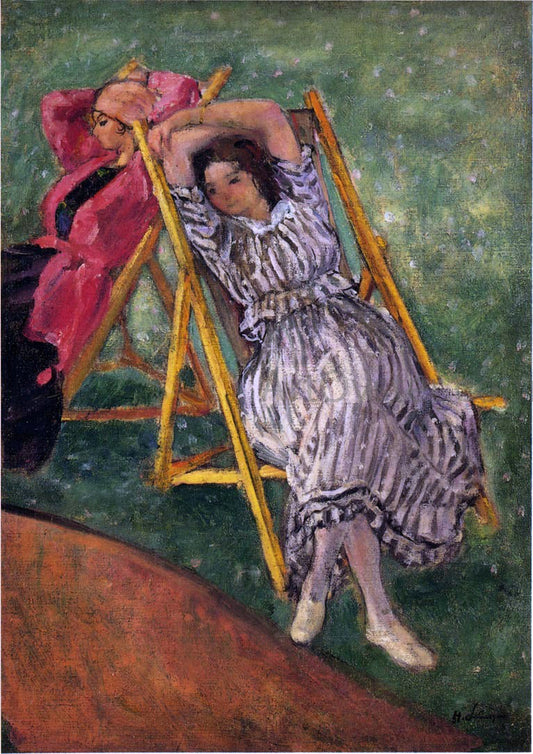  Henri Lebasque Two girls resting - Canvas Print