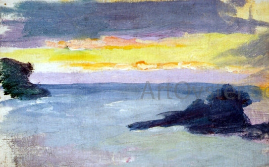  Eric Forbes-Robertson Two Rocks, the Brittany Coast - Canvas Print