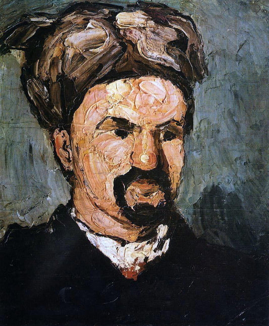  Paul Cezanne Uncle Dominique in a Turban - Canvas Print