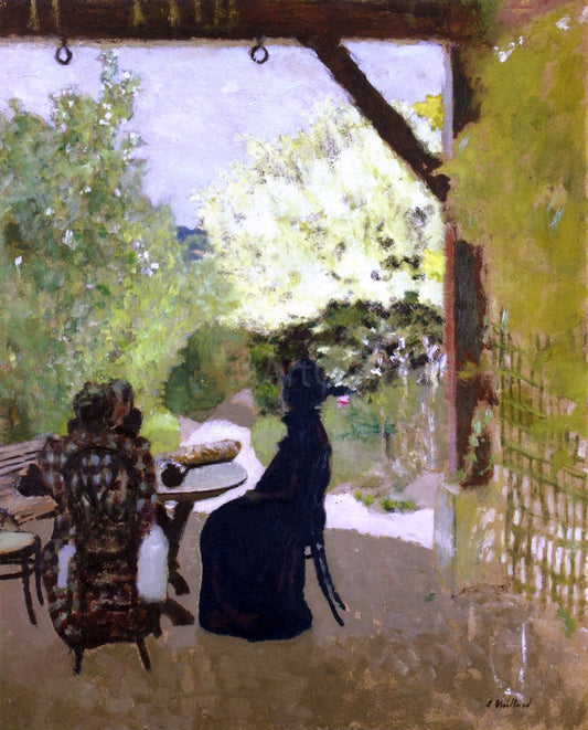  Edouard Vuillard Under the Portico - Canvas Print