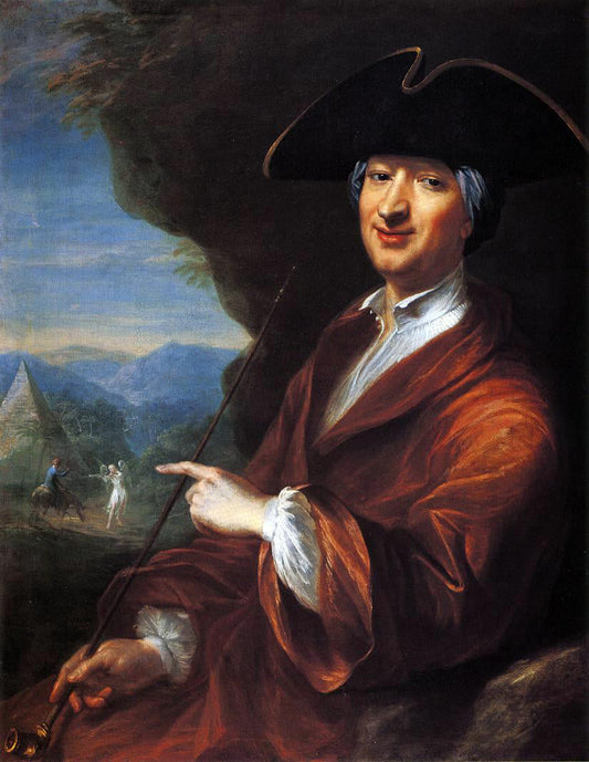  John Smibert Unidentified Man - Canvas Print
