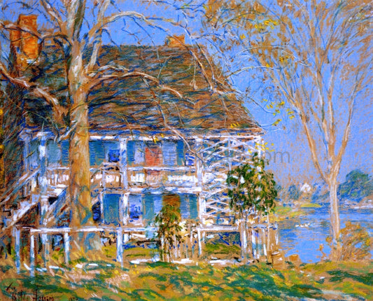  Frederick Childe Hassam Unknown (also known as The Old Brush House) - Canvas Print