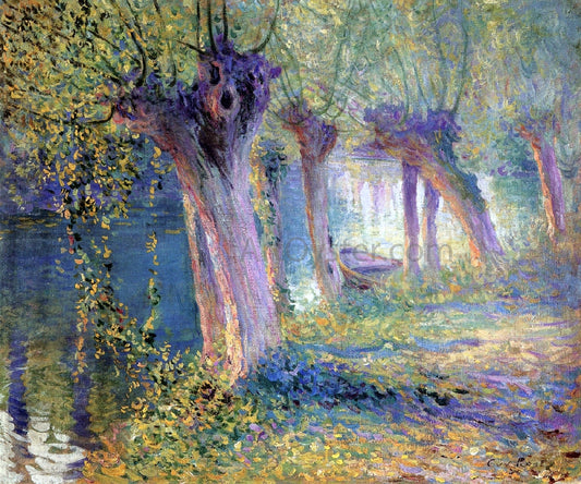  Guy Orlando Rose Untitled (also known as River Epte, Giverny) - Canvas Print