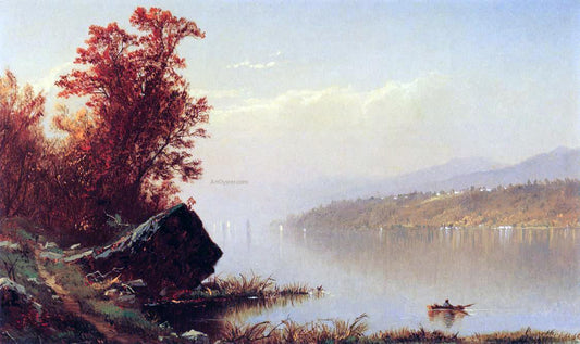  Alfred Thompson Bricher Up the Hudson - Canvas Print