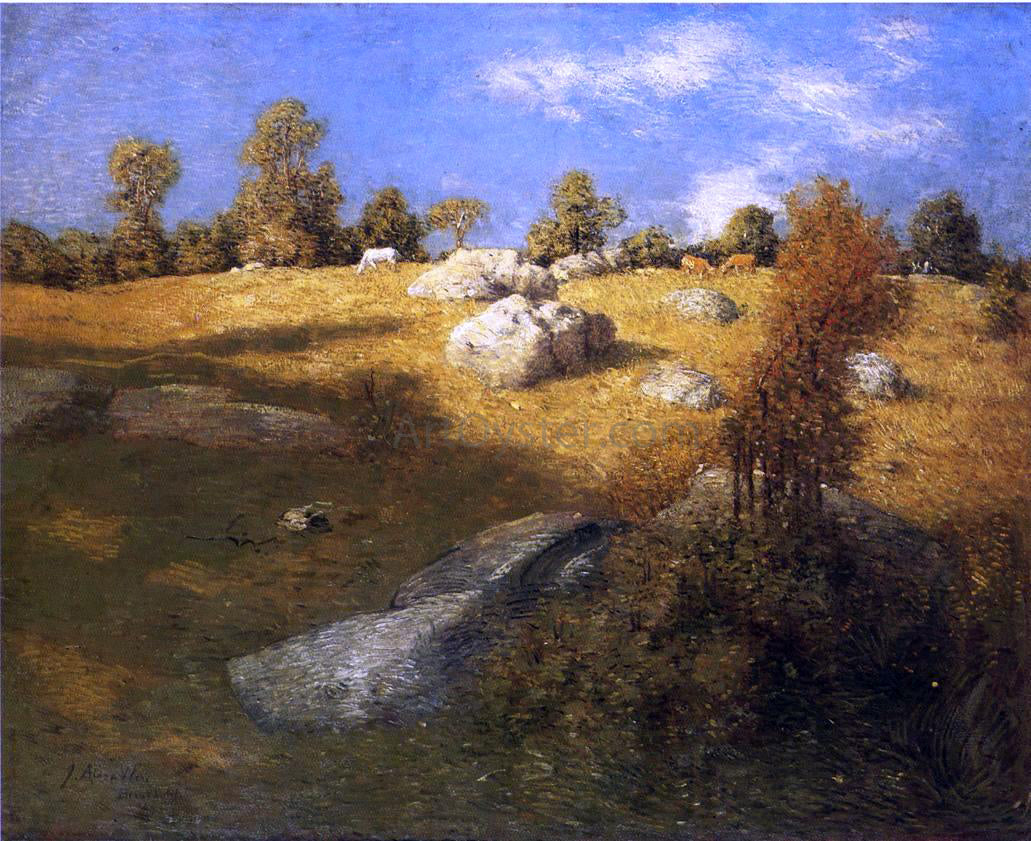  Julian Alden Weir Upland Pasture - Canvas Print