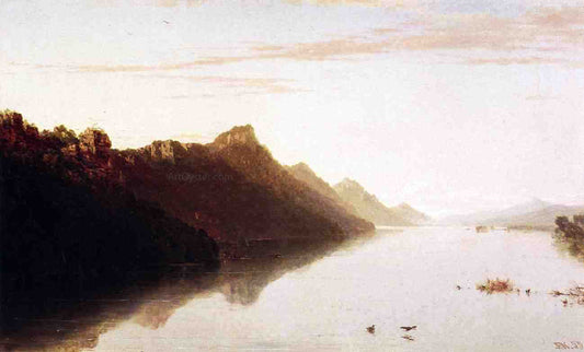  John Frederick Kensett Upper Mississippi - Canvas Print