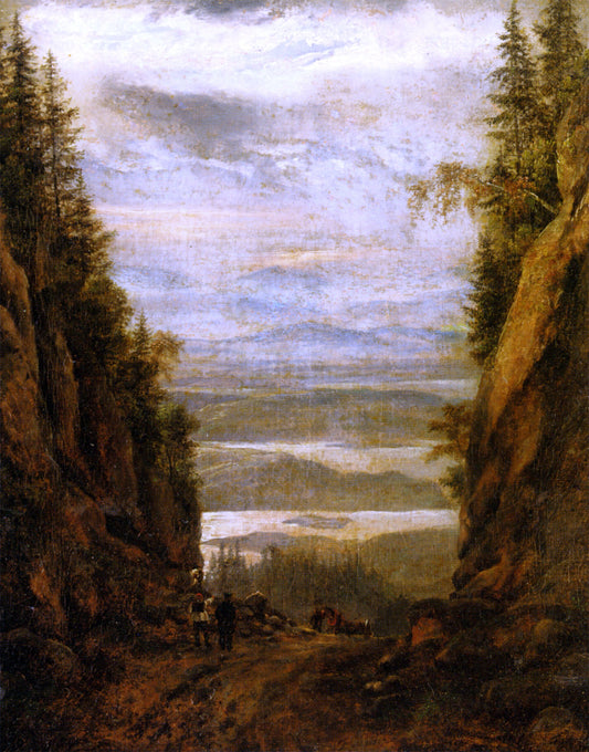  Johan Christian Claussen Dahl Utsikt Fra Krokkleiva - Canvas Print