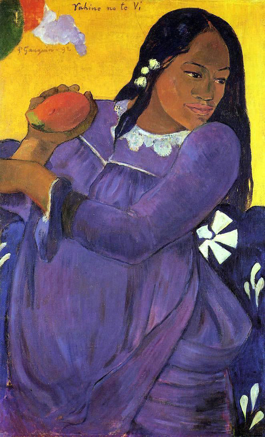  Paul Gauguin Vahine no te vi (also known as Woman with a Mango) - Canvas Print