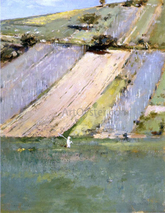  Theodore Robinson Valley of the Seine, Giverny - Canvas Print