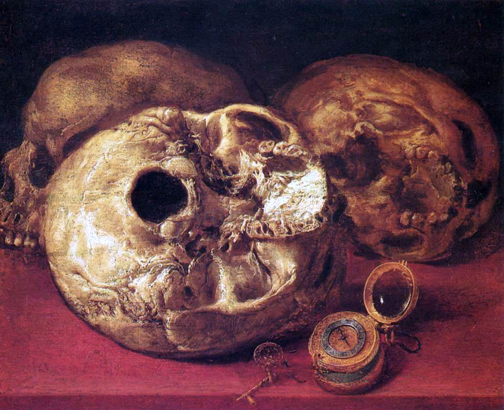  Antonio De Pereda Vanitas - Canvas Print