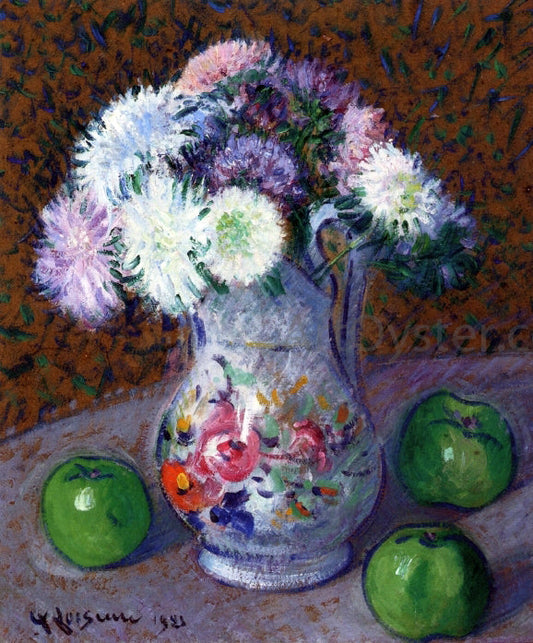  Gustave Loiseau Vase of Flowers - Canvas Print