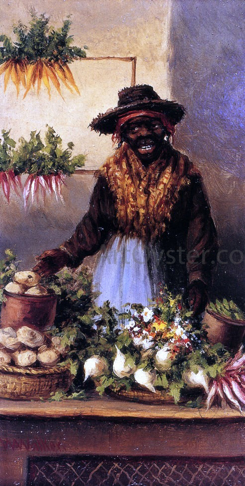  William Aiken Walker Vegetable Vendor at Charleston Market - Canvas Print