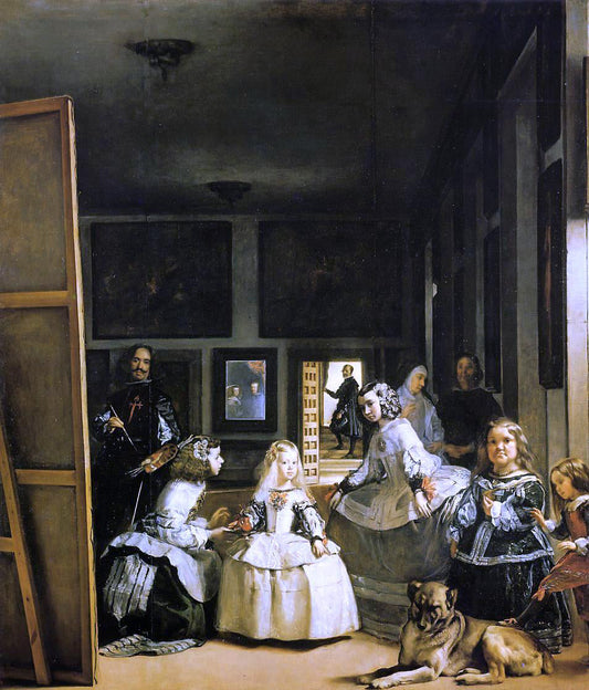  Diego Velazquez Velazquez and the Royal Family (also known as Las Meninas) - Canvas Print