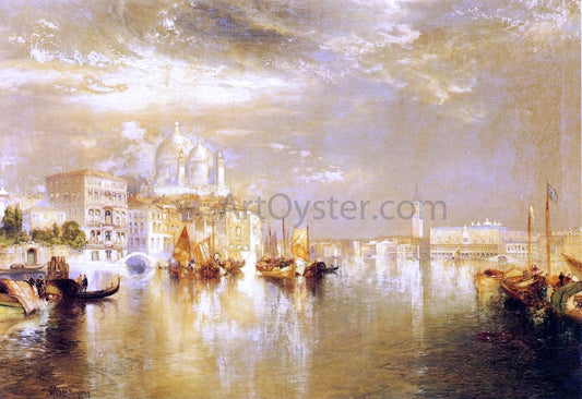  Thomas Moran Venetian Scene - Canvas Print